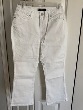 Members Mark White Women's Flare Crop Jeans